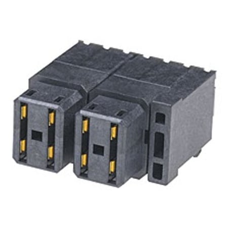 Molex High Speed / Modular Connectors Impact Pwr 3Pr Ra R Hdn Pf .76Aulf 4Ckt 783482001